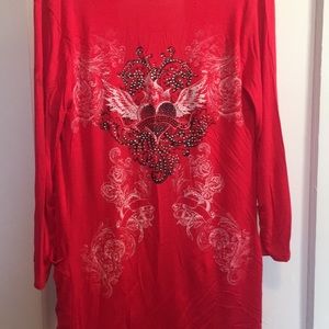 3/$10 Wet Seal red cardigan